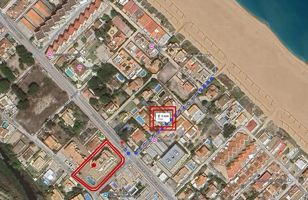 Apartamento a 200m Playa Santa Anna-1