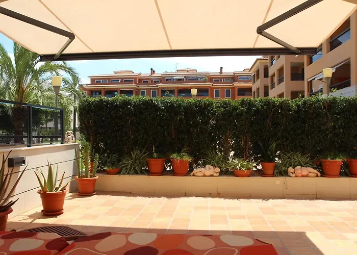 Jardines de las Marinas - Apartamento en Denia - Terraza privada, piscinas, jaccuzi, padel y playa cerca