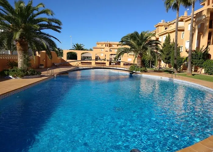 Primera línea, parking, wi fi, apartamento Palm Beach Dénia