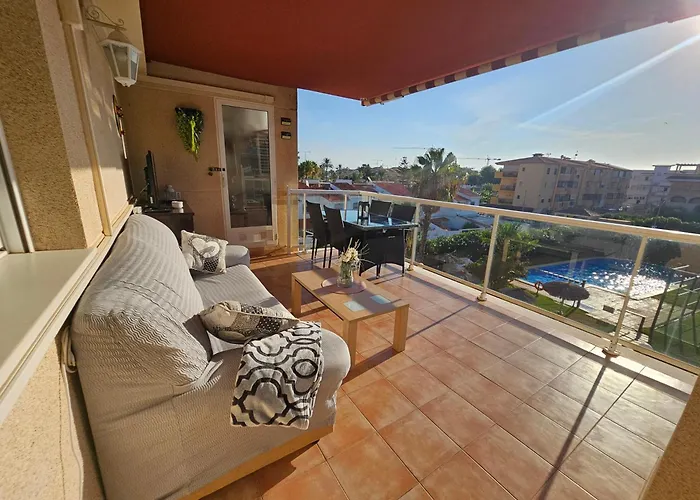 Acogedor Apartamento Con Terraza Y Vistas Al Jardin Dénia