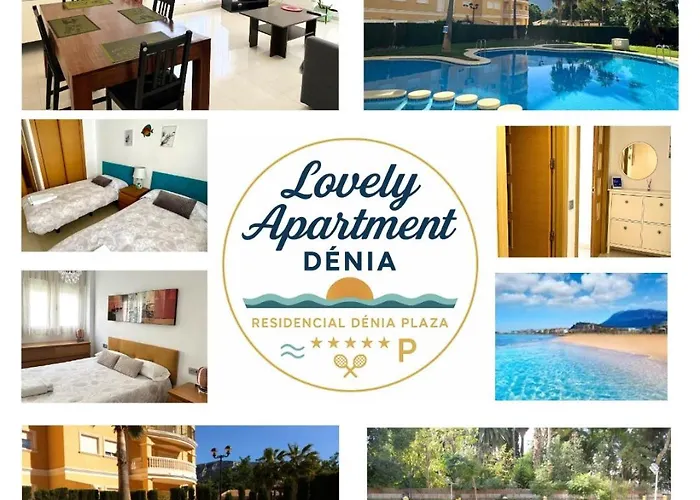LOVELY APARTMENT DENIA, piscina, jacuzzi, pádel, parking