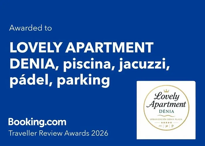 LOVELY APARTMENT DENIA, piscina, jacuzzi, pádel, parking