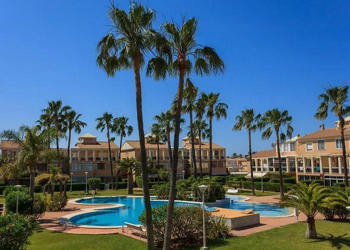 Apartamento playa con piscina y terraza en urbanizacion de lujo Dénia